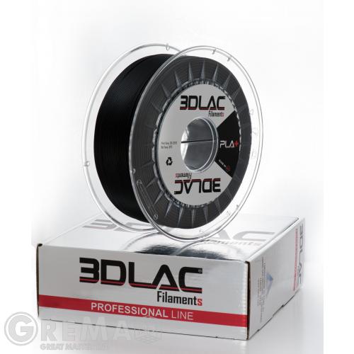 PLA 3DLAC PLA+ filament 1 kg (2.0 lbs) - black